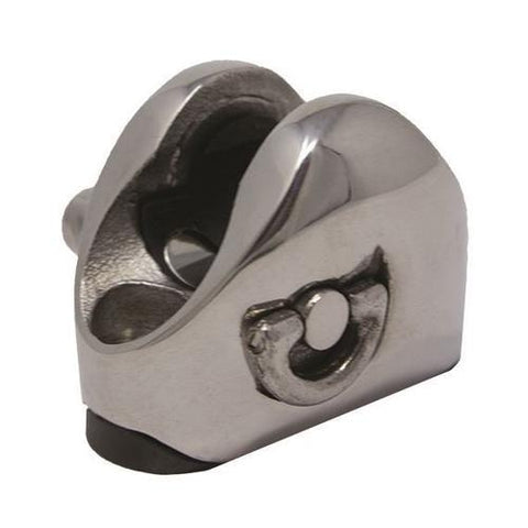 Taco Marine F13-1095P Stainless Steel Ball & Socket Concave Deck Hinge, D-Ring Port