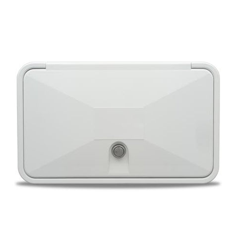 thumbnail image 2 of RV Camper Compact Dual Cable TV Plate With Jack Covers Polar White PN 94324 2 of 14